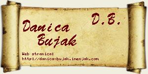 Danica Bujak vizit kartica